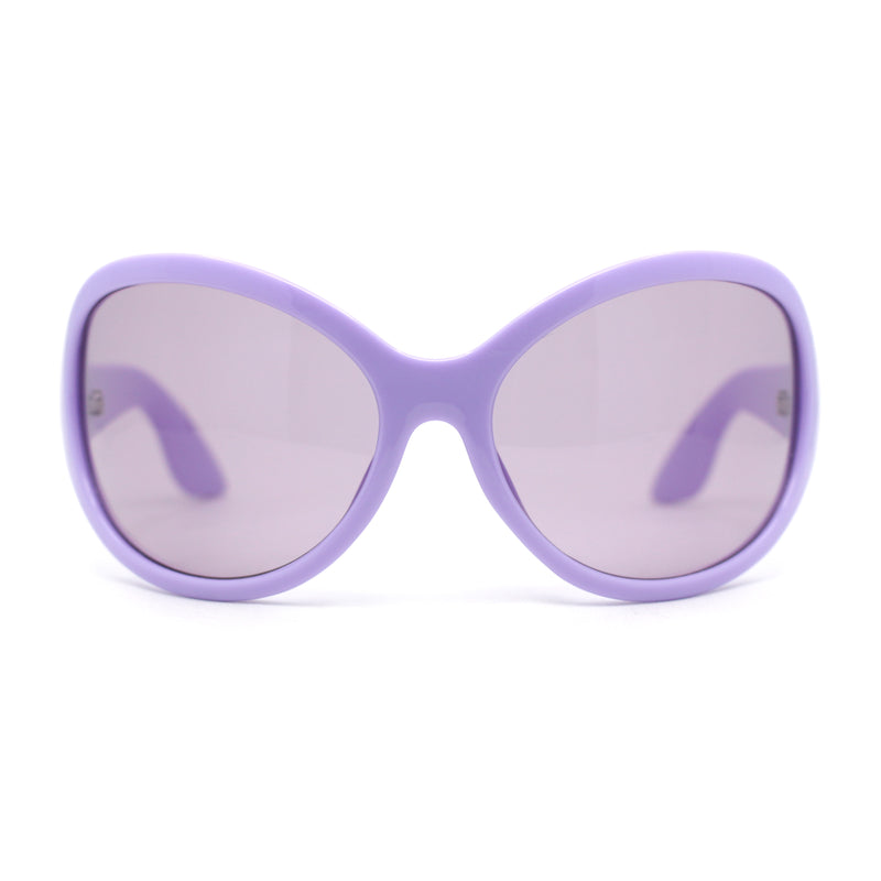 Oversized Dragonfly Large Round Butterfly Plastic Minimal Sunglasses