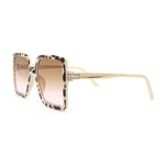 Womens Designer Fashion Rhinestone Bling Butterfly Rectangle Diva Sunglasses