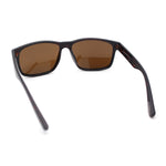 Classic Mens Sport Horn Rim Plastic Rectangular Sunglasses