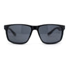 Classic Mens Sport Horn Rim Plastic Rectangular Sunglasses