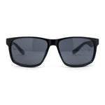 Classic Mens Sport Horn Rim Plastic Rectangular Sunglasses