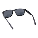 Classic Mens Sport Horn Rim Plastic Rectangular Sunglasses