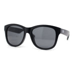 Kush Dark Mens Round Horn Rim Sport Plastic Retro Sunglasses