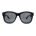 Kush Dark Mens Round Horn Rim Sport Plastic Retro Sunglasses