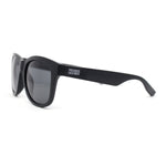 Kush Dark Mens Round Horn Rim Sport Plastic Retro Sunglasses