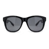 Kush Dark Mens Round Horn Rim Sport Plastic Retro Sunglasses