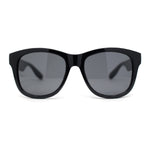 Kush Dark Mens Round Horn Rim Sport Plastic Retro Sunglasses