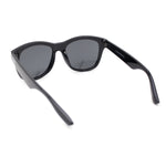 Kush Dark Mens Round Horn Rim Sport Plastic Retro Sunglasses