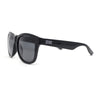 Kush Dark Mens Round Horn Rim Sport Plastic Retro Sunglasses