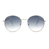 Retro Nerdy Round Thick Metal Rim Fashion Sunglasses