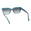 Womens Classy Chic Squared Cat Eye Rectangular Plastic Sunglasses