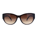 Womens Luxury Thick Plastic Oversized Cat Eye Chic Retro Sunglasses