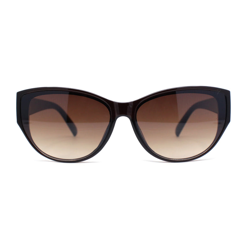 Womens Luxury Thick Plastic Oversized Cat Eye Chic Retro Sunglasses