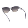 Womens Luxury Thick Plastic Oversized Cat Eye Chic Retro Sunglasses