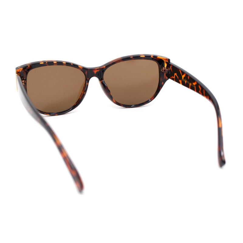 Womens Luxury Thick Plastic Oversized Cat Eye Chic Retro Sunglasses