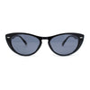 Womens Retro Hipster Keyhole Bridge Cat Eye Plastic Sunglasses