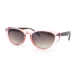 Womens Retro Hipster Keyhole Bridge Cat Eye Plastic Sunglasses