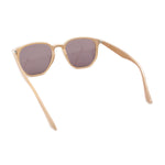 Mens Polarized Thin Plastic Horn Rim Hipster Rectangle Retro Sunglasses