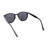 Mens Polarized Thin Plastic Horn Rim Hipster Rectangle Retro Sunglasses