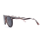 Mens Polarized Thin Plastic Horn Rim Hipster Rectangle Retro Sunglasses