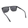 Mens Polarized Frost Thin Plastic Keyhole Horn Rim Hipster Sport Sunglasses