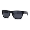 Polarized Mens Simple Light Weight Horn Rim Gentlemanly Hipster Rectangle Sunglasses