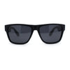 Polarized Mens Simple Light Weight Horn Rim Gentlemanly Hipster Rectangle Sunglasses