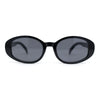 Womens Retro Classy Chic Mod Oval Plastic Fashion Sunglasses