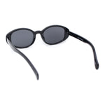 Womens Retro Classy Chic Mod Oval Plastic Fashion Sunglasses