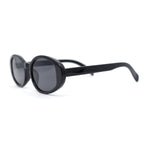 Womens Retro Classy Chic Mod Oval Plastic Fashion Sunglasses