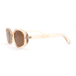 Womens Retro Classy Chic Mod Oval Plastic Fashion Sunglasses