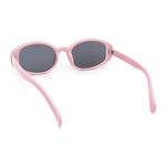 Womens Retro Classy Chic Mod Oval Plastic Fashion Sunglasses