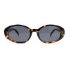 Womens Retro Classy Chic Mod Oval Plastic Fashion Sunglasses