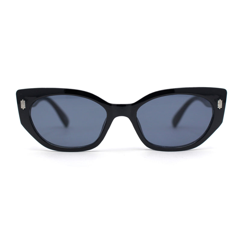 Womens Retro Classy Chic Mod Squared Cat Eye Plastic Sunglasses