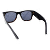 Retro Hipster Thick High Temple Horn Rim Rectangle Sunglasses