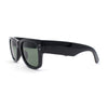 Retro Hipster Thick High Temple Horn Rim Rectangle Sunglasses