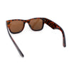 Retro Hipster Thick High Temple Horn Rim Rectangle Sunglasses