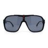 Mens Luxury Oversized Large Mogul Racer Plastic Fashion Sunglasses