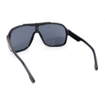 Mens Luxury Oversized Large Mogul Racer Plastic Fashion Sunglasses