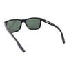 Mens Polarized Antiglare Rectangular Sport Horn Rim Agent Sunglasses