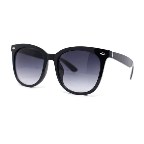 Womens Boyish Hipster Horn Rim Fashion Plastic Chic Sunglasses