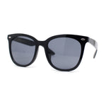 Womens Boyish Hipster Horn Rim Fashion Plastic Chic Sunglasses