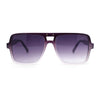 Womens Neat Flat Top Retro Lustrous Racer Plastic Sunglasses