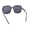 Womens Oversized Butterfly Thin Plastic Chic Designer Minimal Fashion Sunglasses