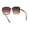 Womens Oversized Butterfly Thin Plastic Chic Designer Minimal Fashion Sunglasses