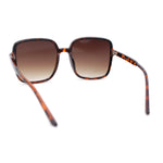 Womens Oversized Butterfly Thin Plastic Chic Designer Minimal Fashion Sunglasses