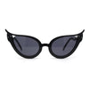 Snake Serpent Jewel Frame Plastic Cat Eye Diva Sunglasses