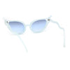 Snake Serpent Jewel Frame Plastic Cat Eye Diva Sunglasses