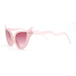 Snake Serpent Jewel Frame Plastic Cat Eye Diva Sunglasses