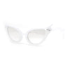 Snake Serpent Jewel Frame Plastic Cat Eye Diva Sunglasses